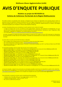 Avis d'enquête publique sur la révision du SCOT