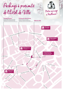 Plan de stationnement pour mariages