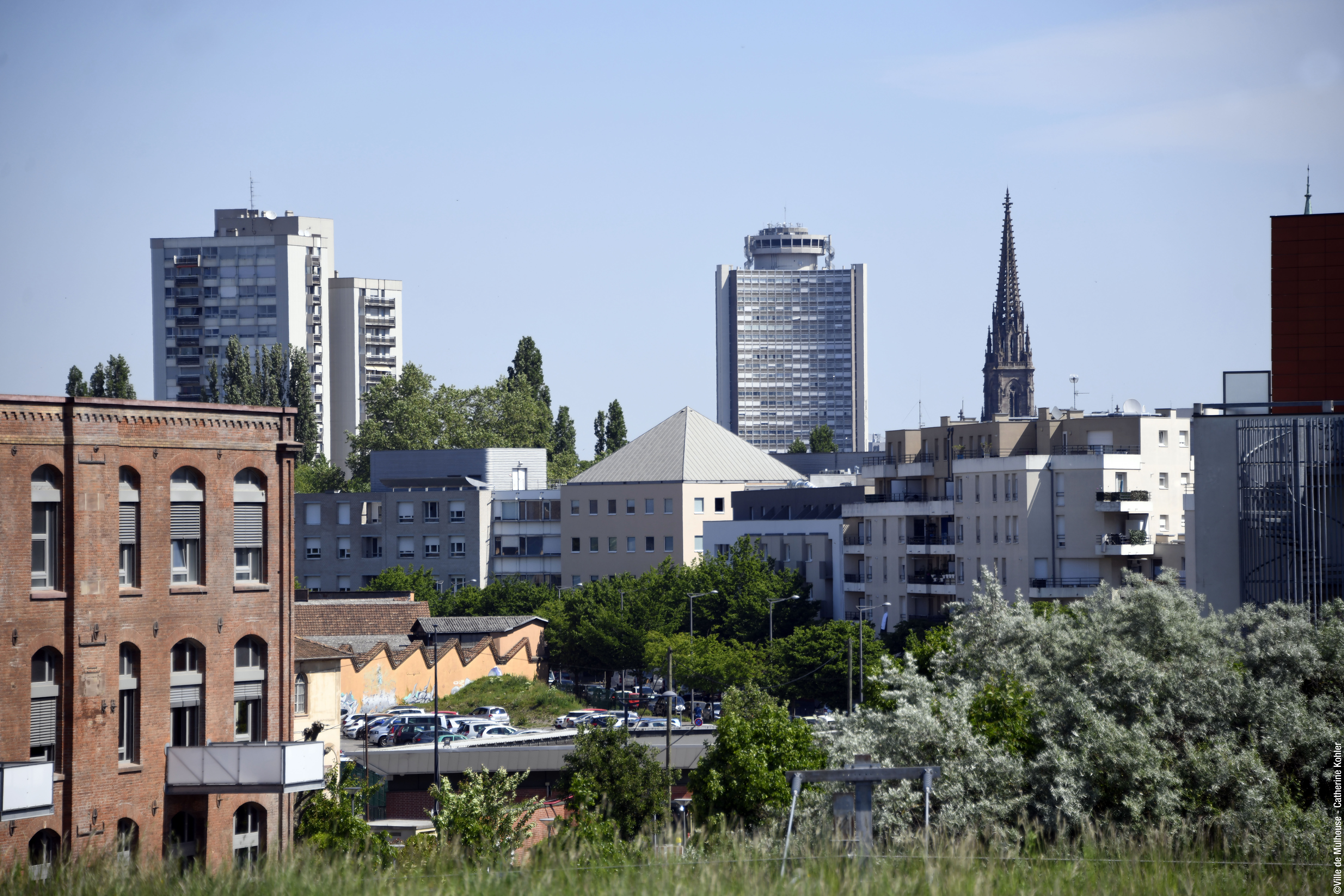 Vue de Mulhouse